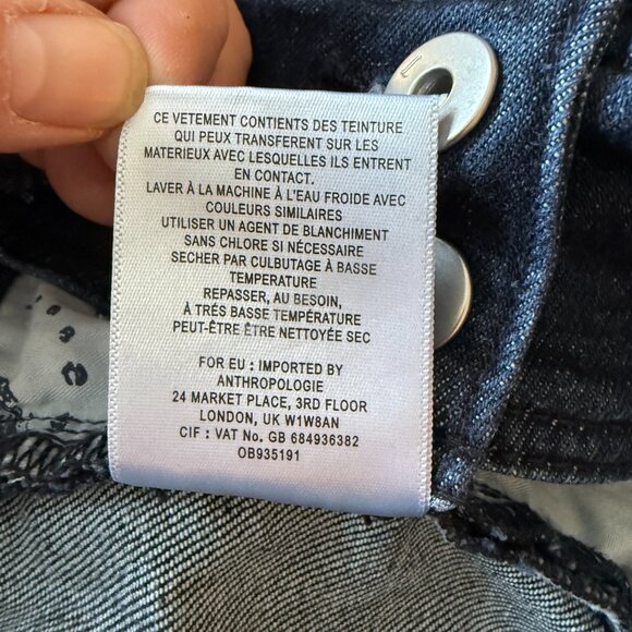 Women's 29 Pilcro & The Letterpress High Rise Straight Front Seam Double Button - Picture 8 of 8